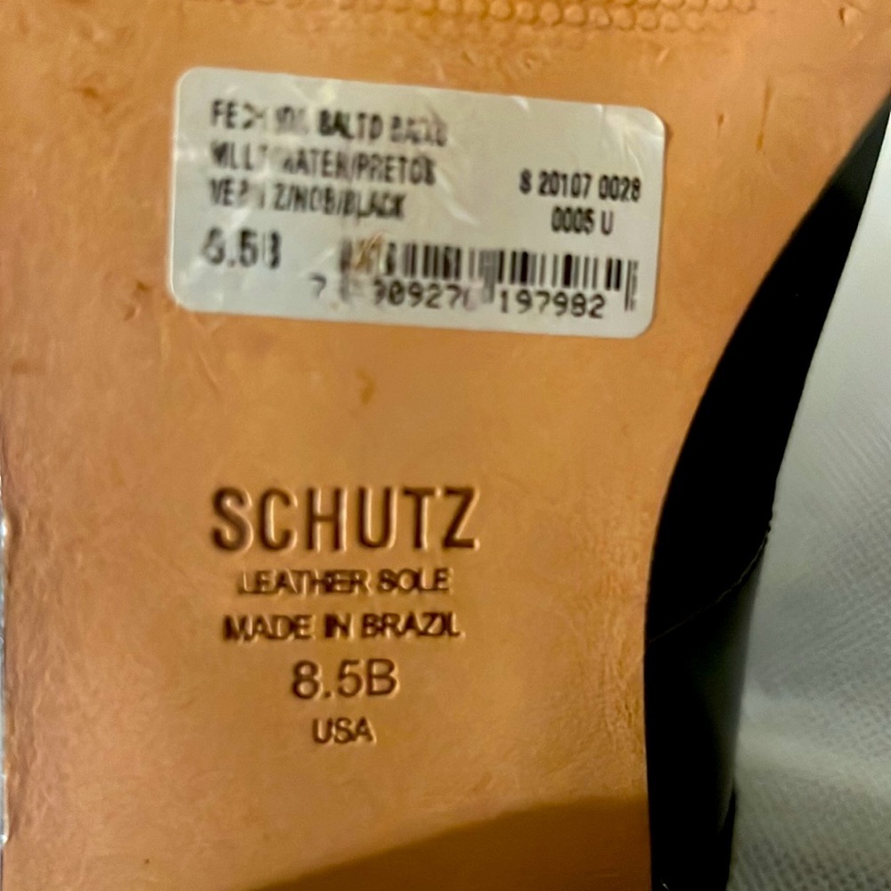 SCHUTZ. Suede Bkack Loafers. Size 8.5 NWOT - Picture 9 of 9